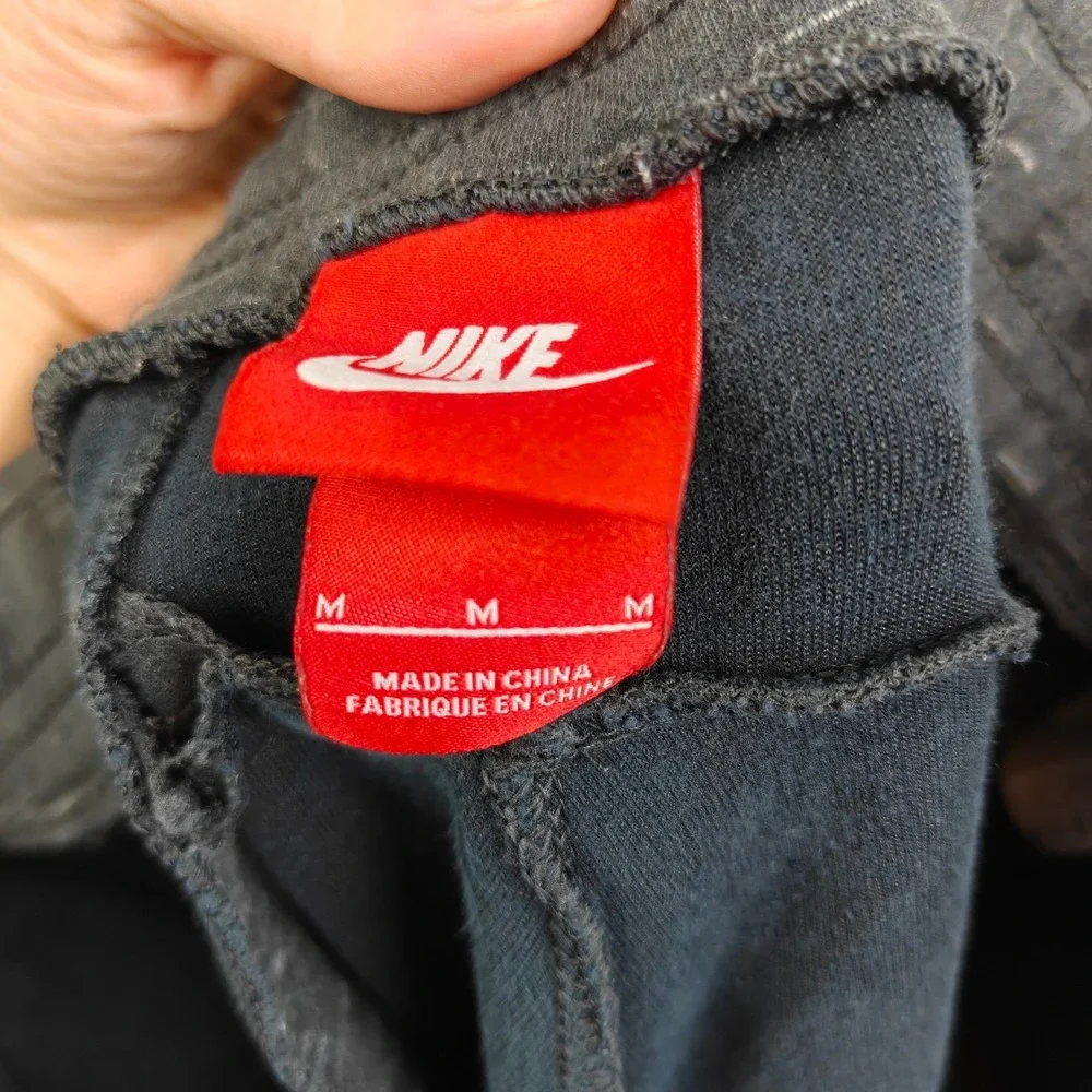 Nike Mens Tech Fleece Pants Medium Charcoal Space Dye Tapered Joggers Techwear